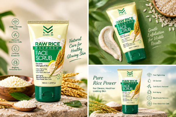Mark30 Raw Rice Face Scrub 100ml